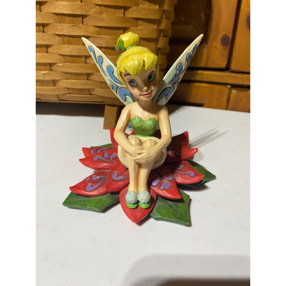 Walt Disney Showcase Collection Tinkerbell Festive Fairy Jim Shore Holiday